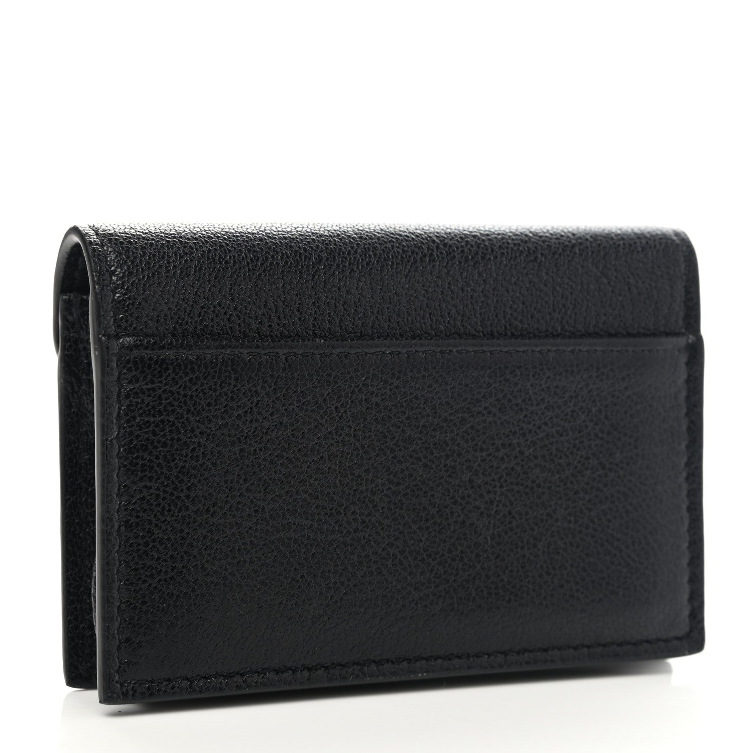 Christian Dior Goatskin Saddle Card Holder Black 3 of 10