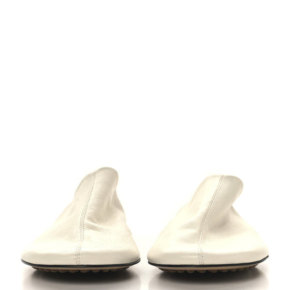 Bottega Veneta Nappa Dot Sock Mules 37 White 3 of 9