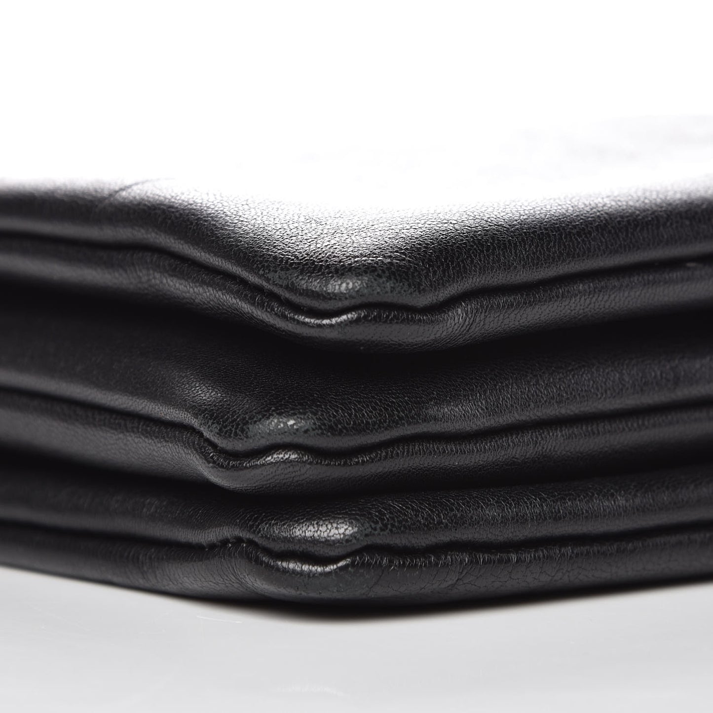 Lambskin Large Trio Crossbody Bag Black