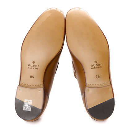 Gucci Betis Glamour Calfskin Horsebit Mens Jordaan Loafers 8.5 Cuir 5 of 10