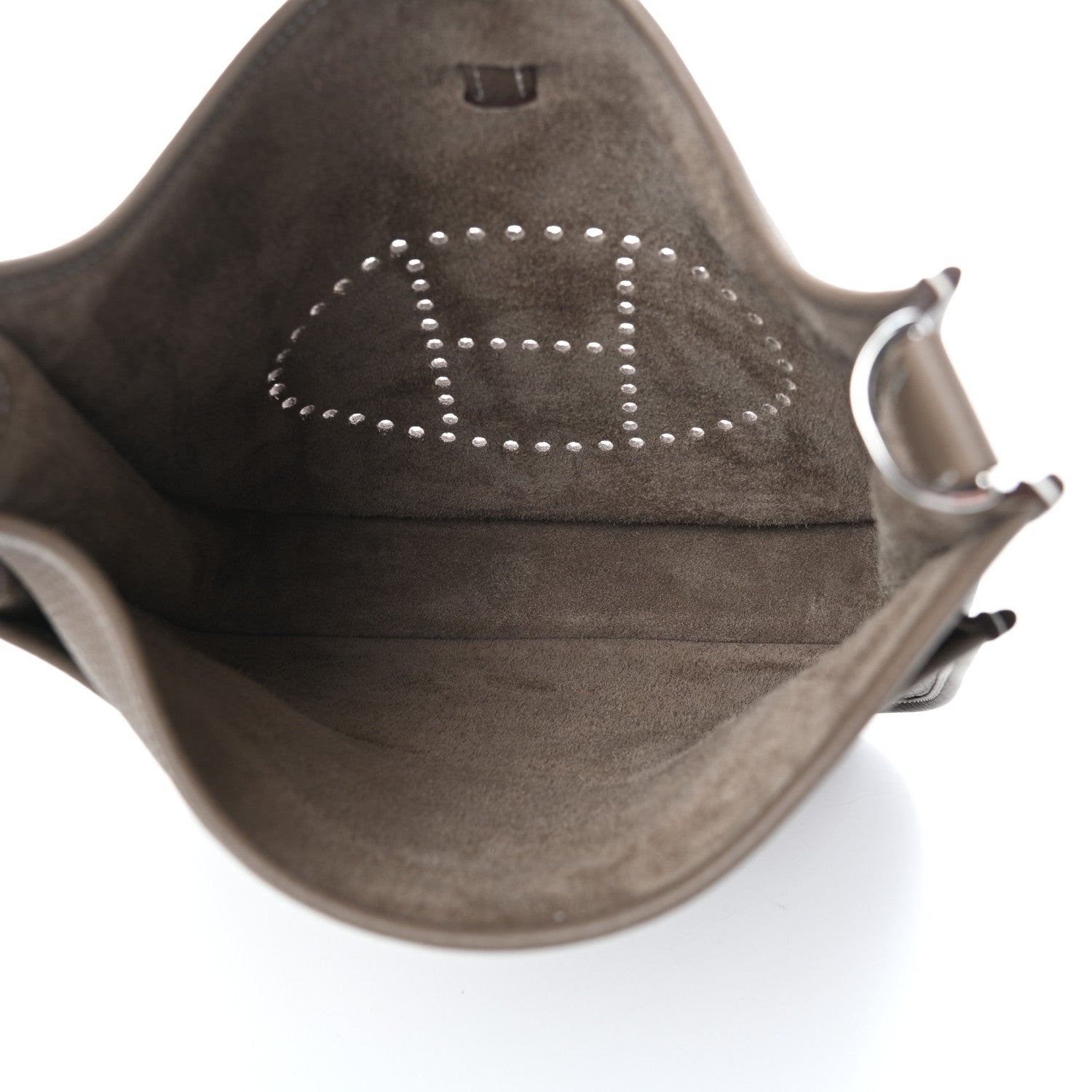 Hermes Taurillon Clemence Evelyne III PM Etoupe 5 of 9