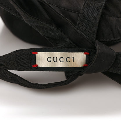 Gucci Canvas Nylon Monogram Reversible Self-Tie Bucket Hat Black 8 of 8