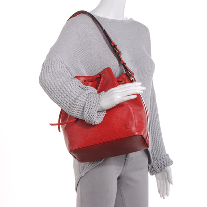 Louis Vuitton Epi Petit Noe Red 2 of 8