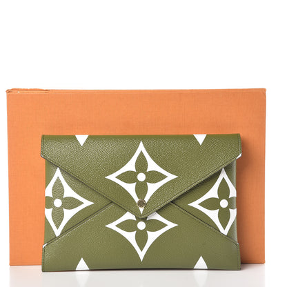 Louis Vuitton Monogram Giant Large Kirigami Pochette Kaki 10 of 10