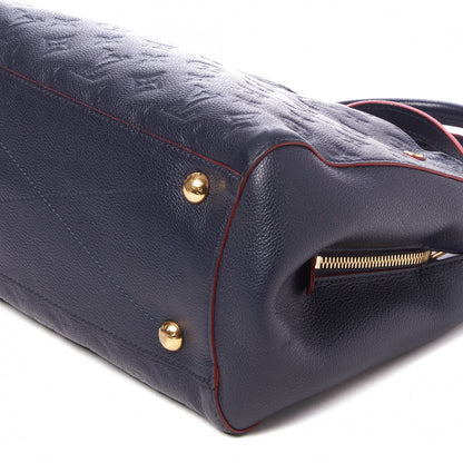 Louis Vuitton Empreinte Montaigne MM Marine Rouge 5 of 7