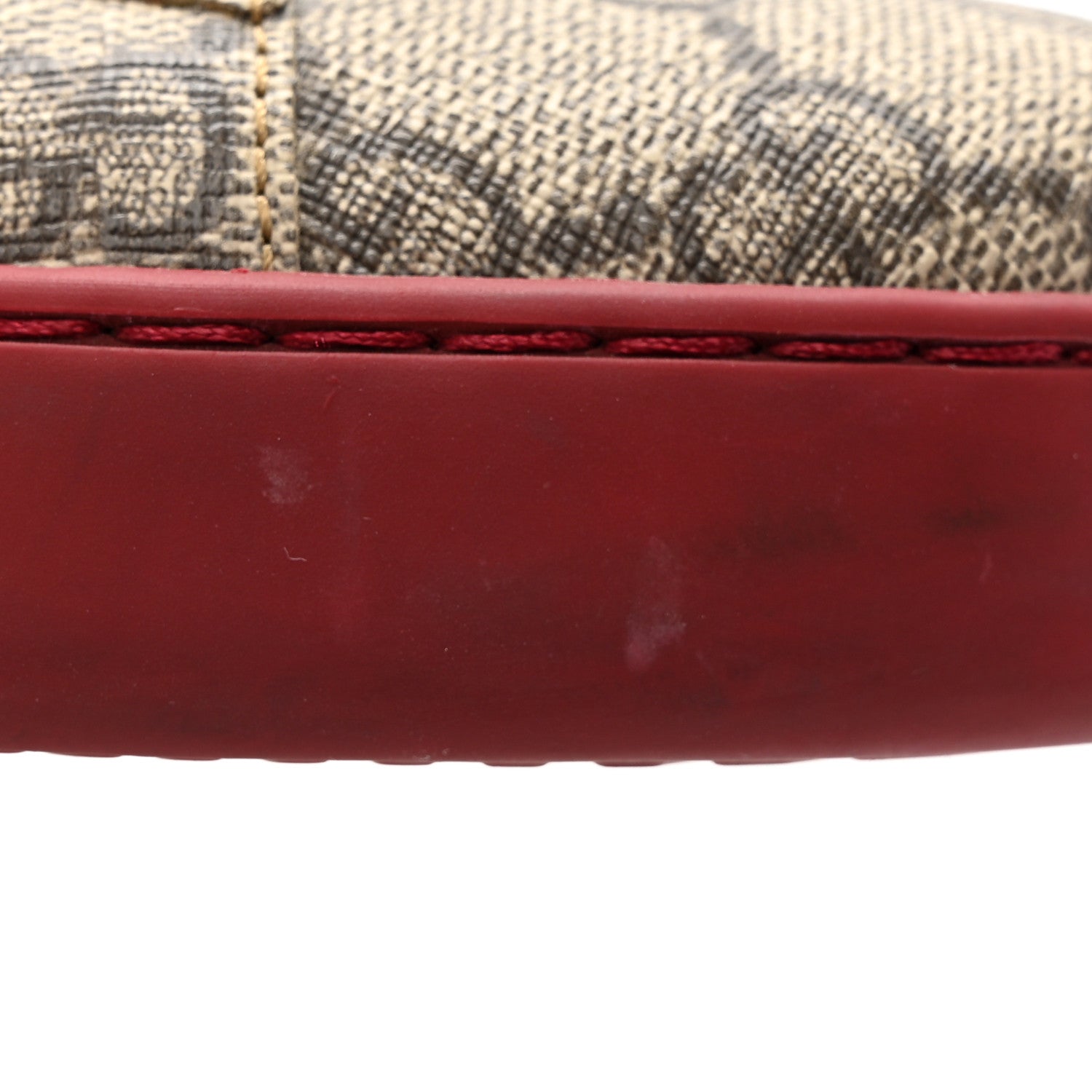 Gucci GG Supreme Monogram Ayers Mens New Ace Low-Top Sneaker 11 Blue Red 10 of 10