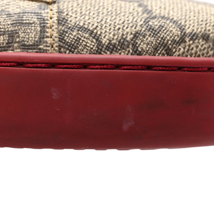 Gucci GG Supreme Monogram Ayers Mens New Ace Low-Top Sneaker 11 Blue Red 10 of 10