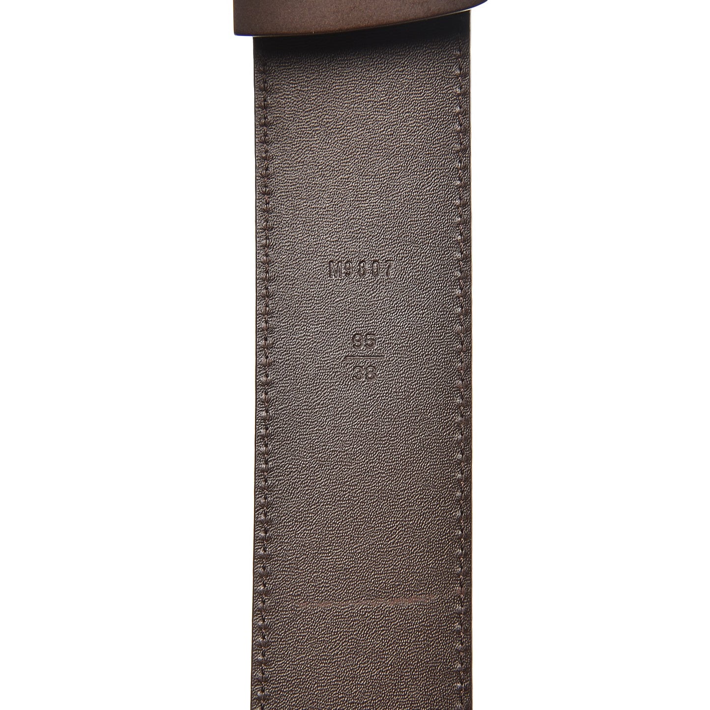 Damier Ebene 40mm LV Initiales Belt 95 38