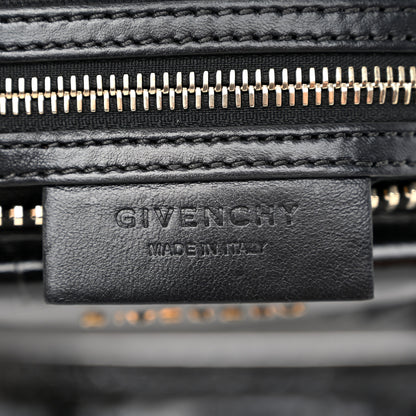 Givenchy Calfskin Crocodile Embossed Small Antigona Black 6 of 10