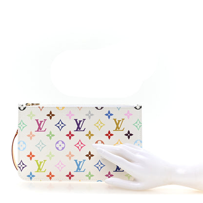 Louis Vuitton LV X TM Monogram Multicolor Neverfull Pochette White 2 of 6