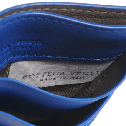 Bottega Veneta Nappa Intrecciato Woven Card Holder Signal Blue 7 of 8
