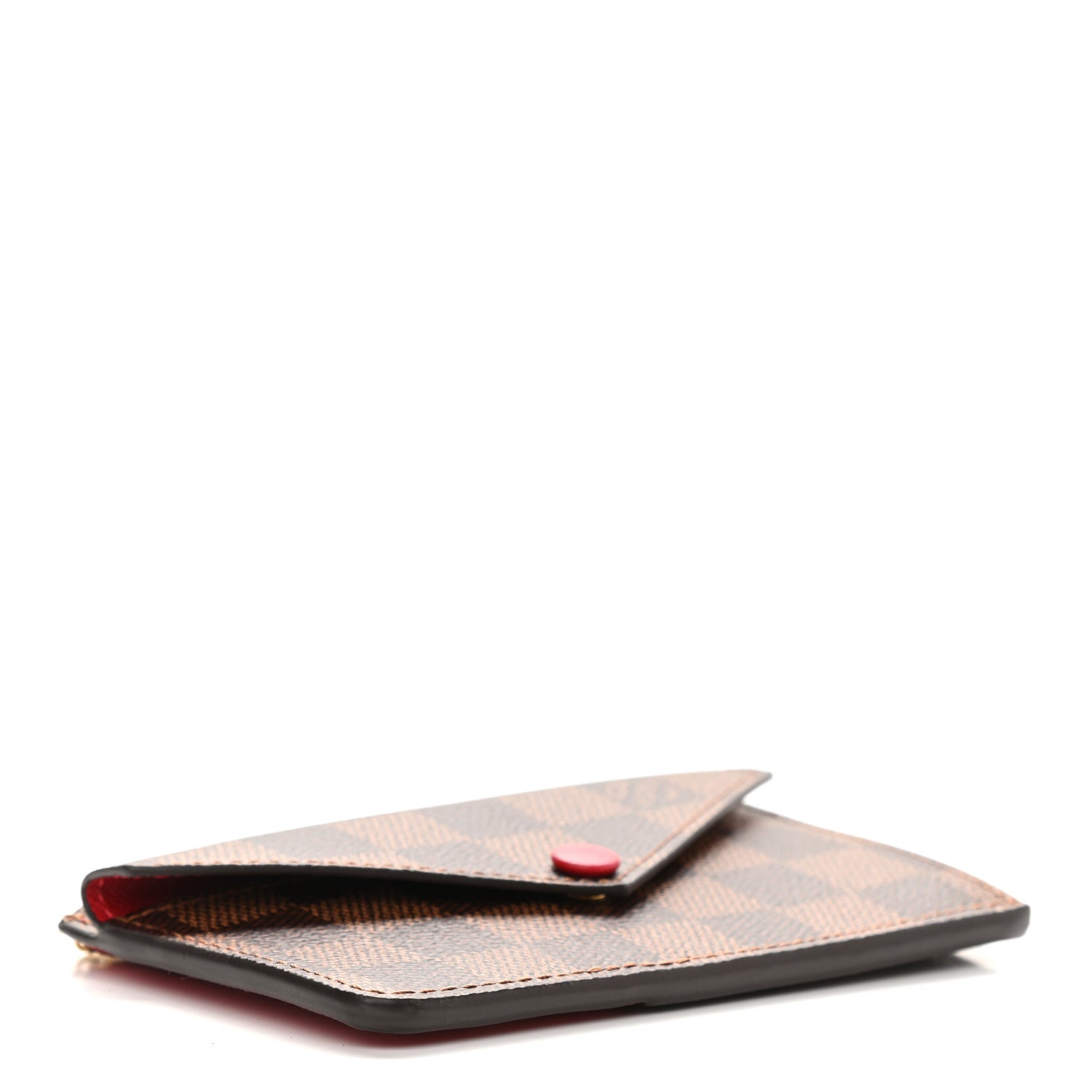 Louis Vuitton Damier Ebene Recto Verso Card Holder Red 4 of 6