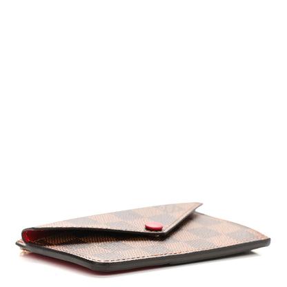 Louis Vuitton Damier Ebene Recto Verso Card Holder Red 4 of 6