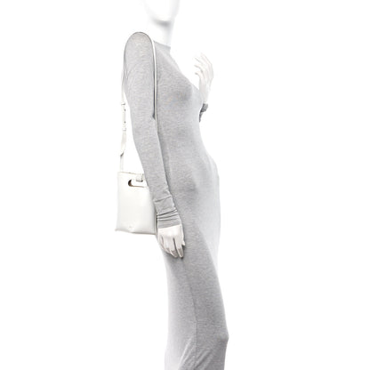 Alaia Calfskin Small Folded Bag White 2 of 10