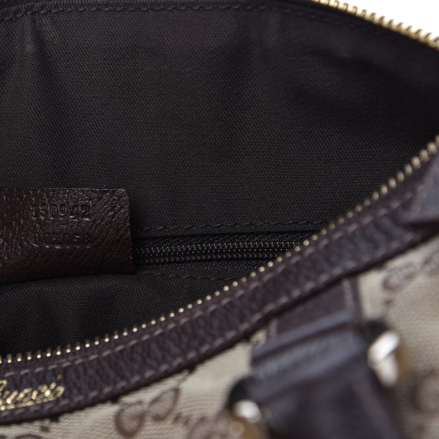 Gucci Monogram Small Abbey Boston Dark Brown 9 of 10