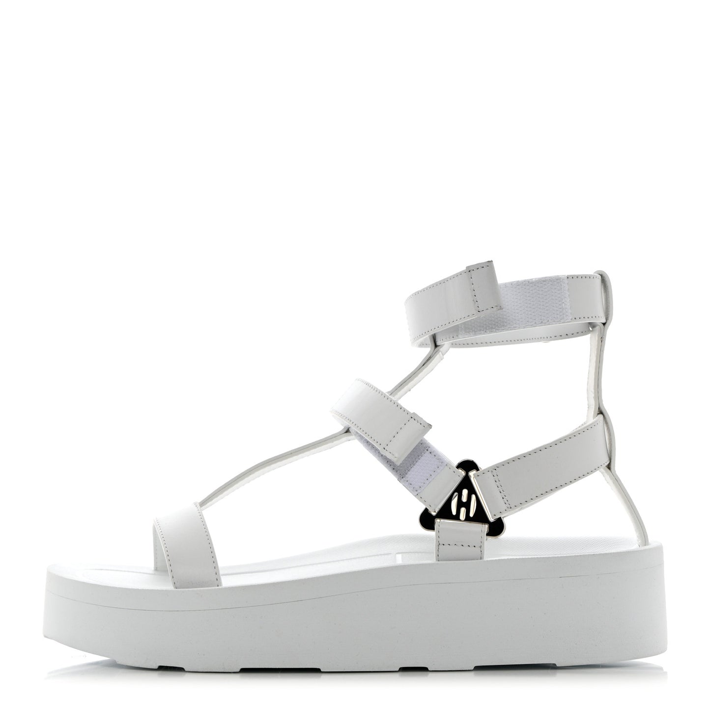 Calfskin Womens Enid Sandals 39 White