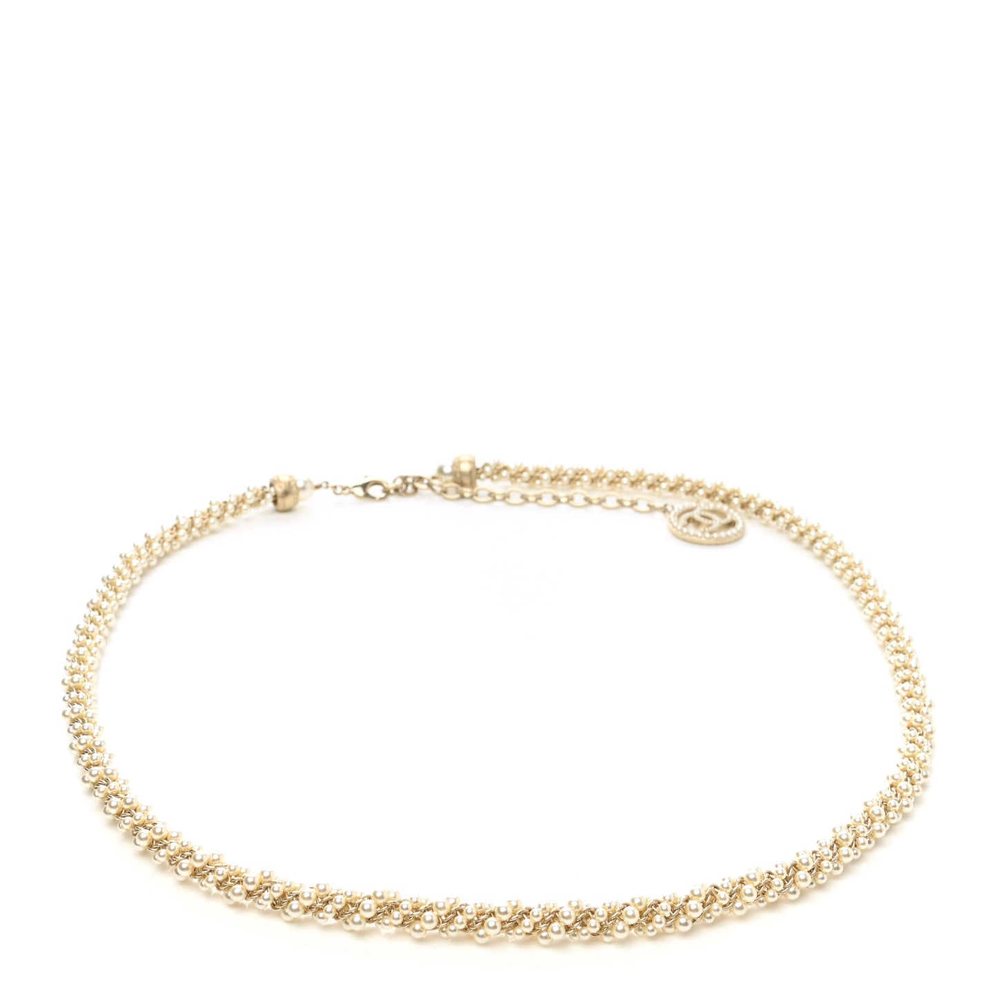 Pearl CC Trimmings Fancy Belt 80 32 Pearly White