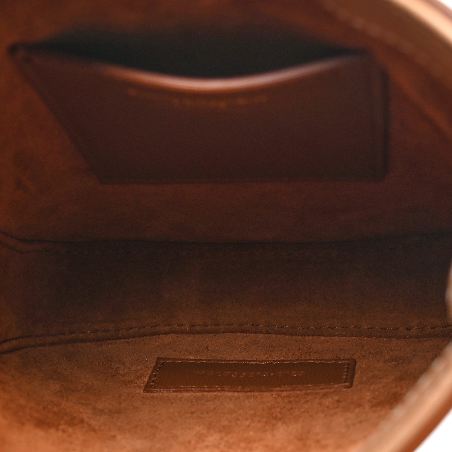 Smooth Calfskin Le 5 A 7 Vertical Hobo Brown Gold