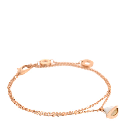 Bulgari 18K Rose Gold Mother of Pearl Divas' Dream Bracelet 1 of 4