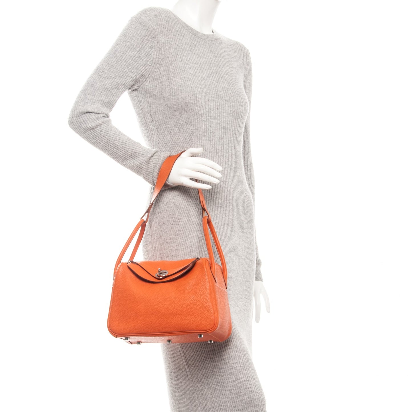 Taurillon Clemence Bi-Color Lindy 26 Orange Moutarde