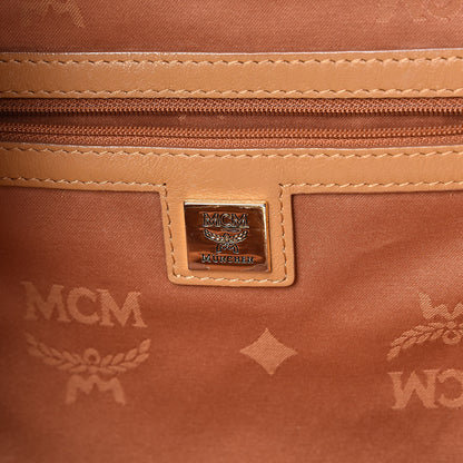 MCM Visetos Medium Sprinkle Stud Stark Backpack Cognac 6 of 18