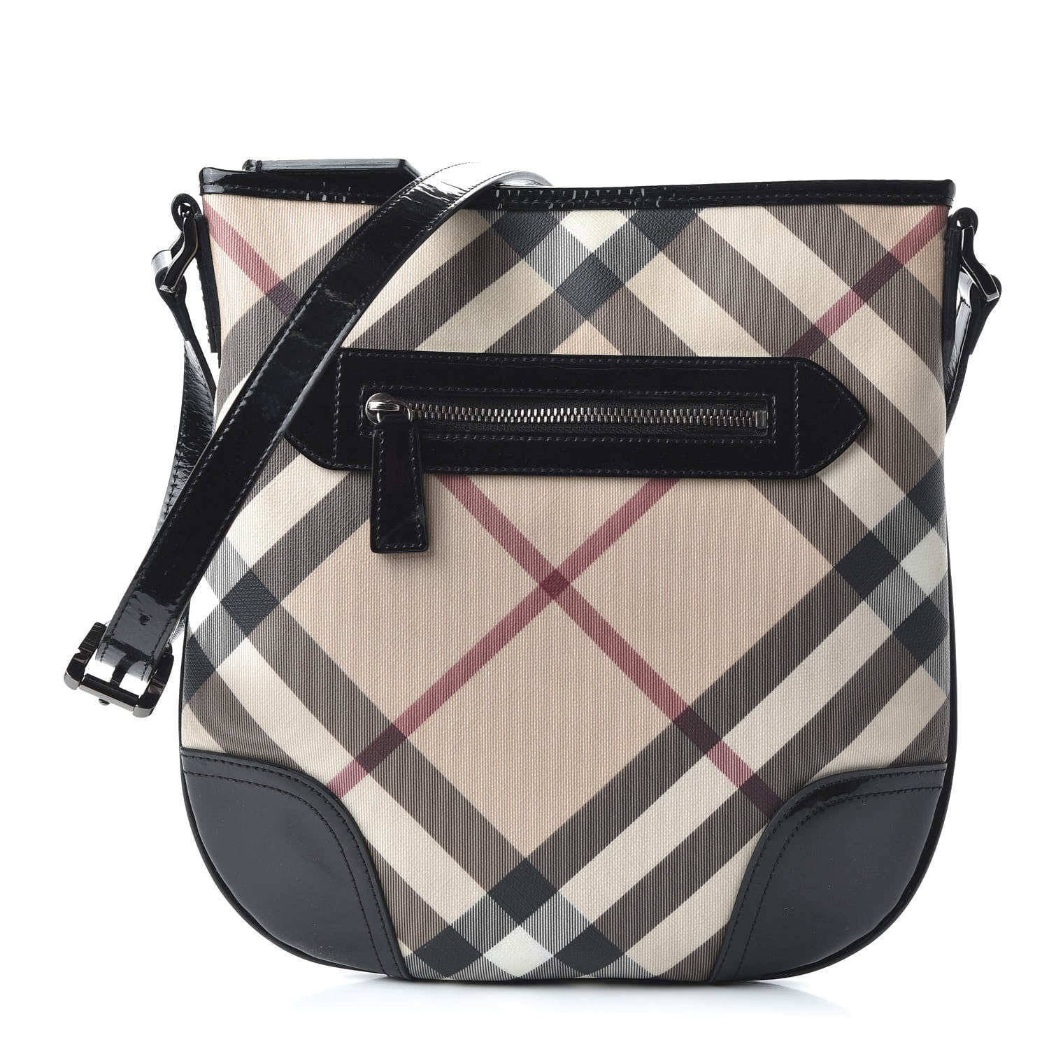 Burberry Supernova Check Small Dryden Crossbody Bag Black 1 of 9