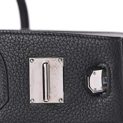 Hermes Taurillon Clemence HAC Birkin 40 Black 10 of 33
