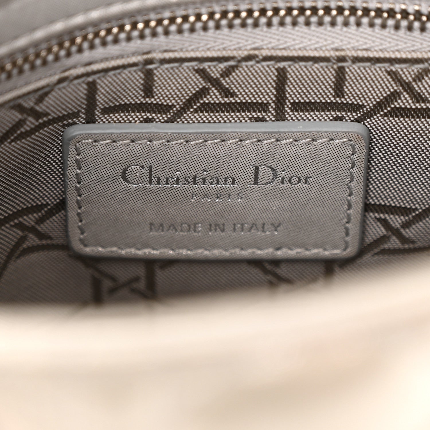 Christian Dior Metallic Nubuck Cannage Mini Lady Dior Silver 7 of 12