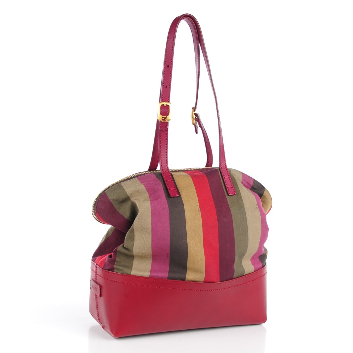 Pequin Striped 2Bag Bordeaux Multicolor Tobacco Lampone