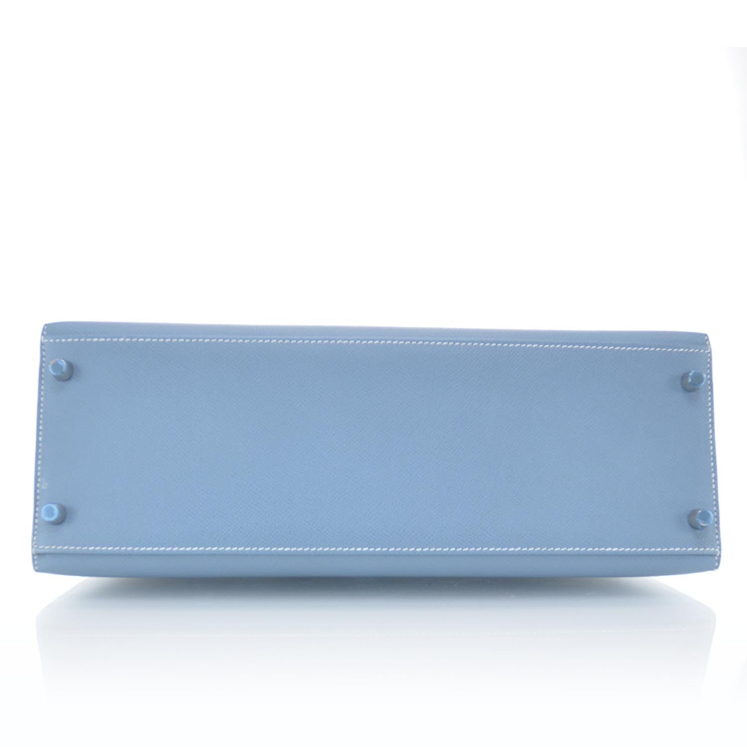 Hermes Epsom Kelly 35 Blue Jean 5 of 10