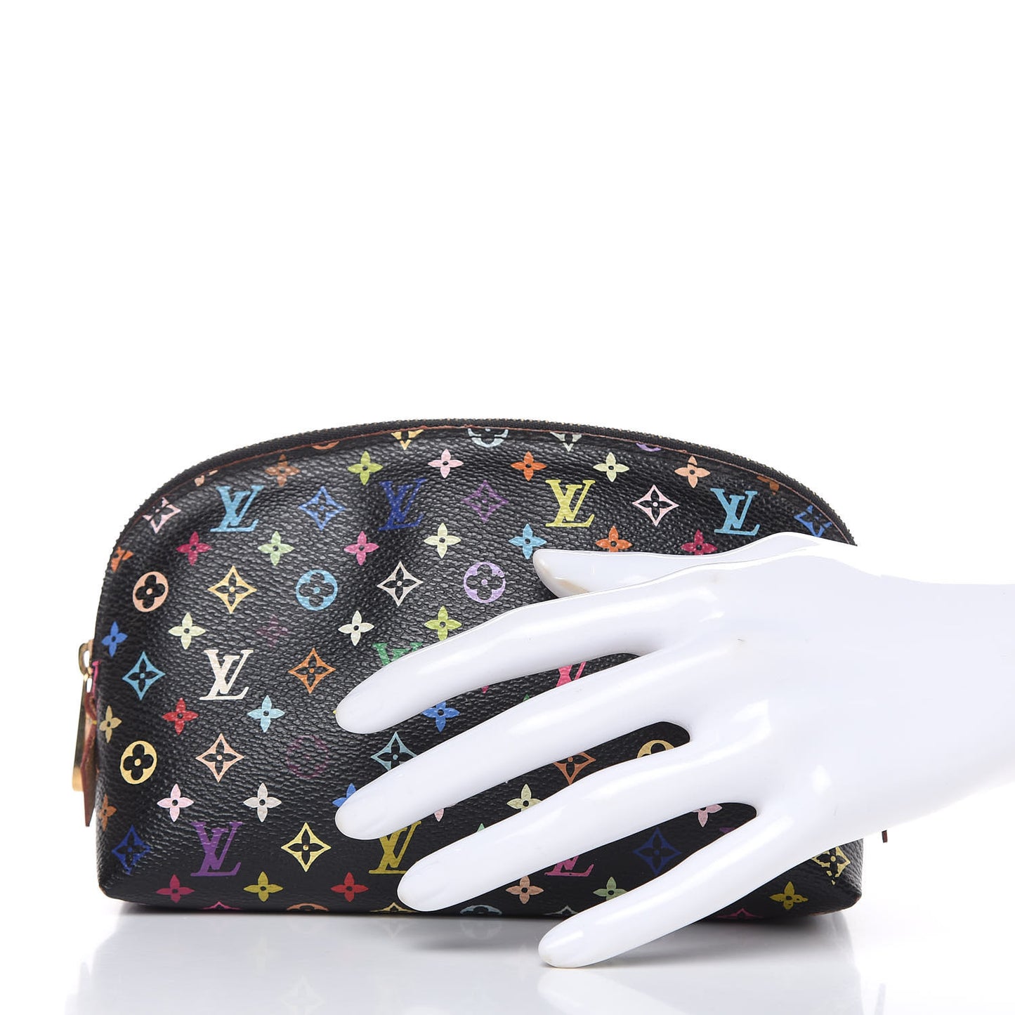 Monogram Multicolor Cosmetic Pouch Black Grenade