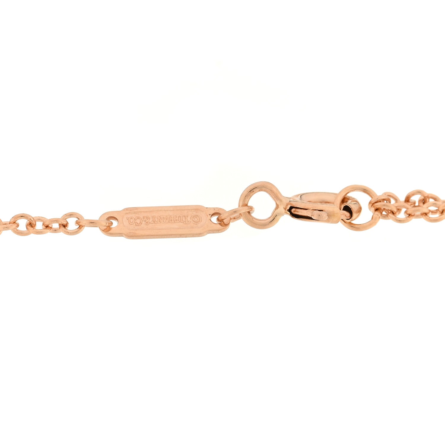 Tiffany 18K Rose Gold 1837 Interlocking Circles Bracelet 3 of 3