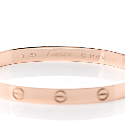 Cartier 18K Pink Gold LOVE Bracelet 18 5 of 6