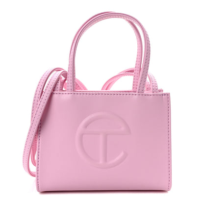 Telfar Vegan Leather Small Shopping Bag Bubblegum 1 of 9