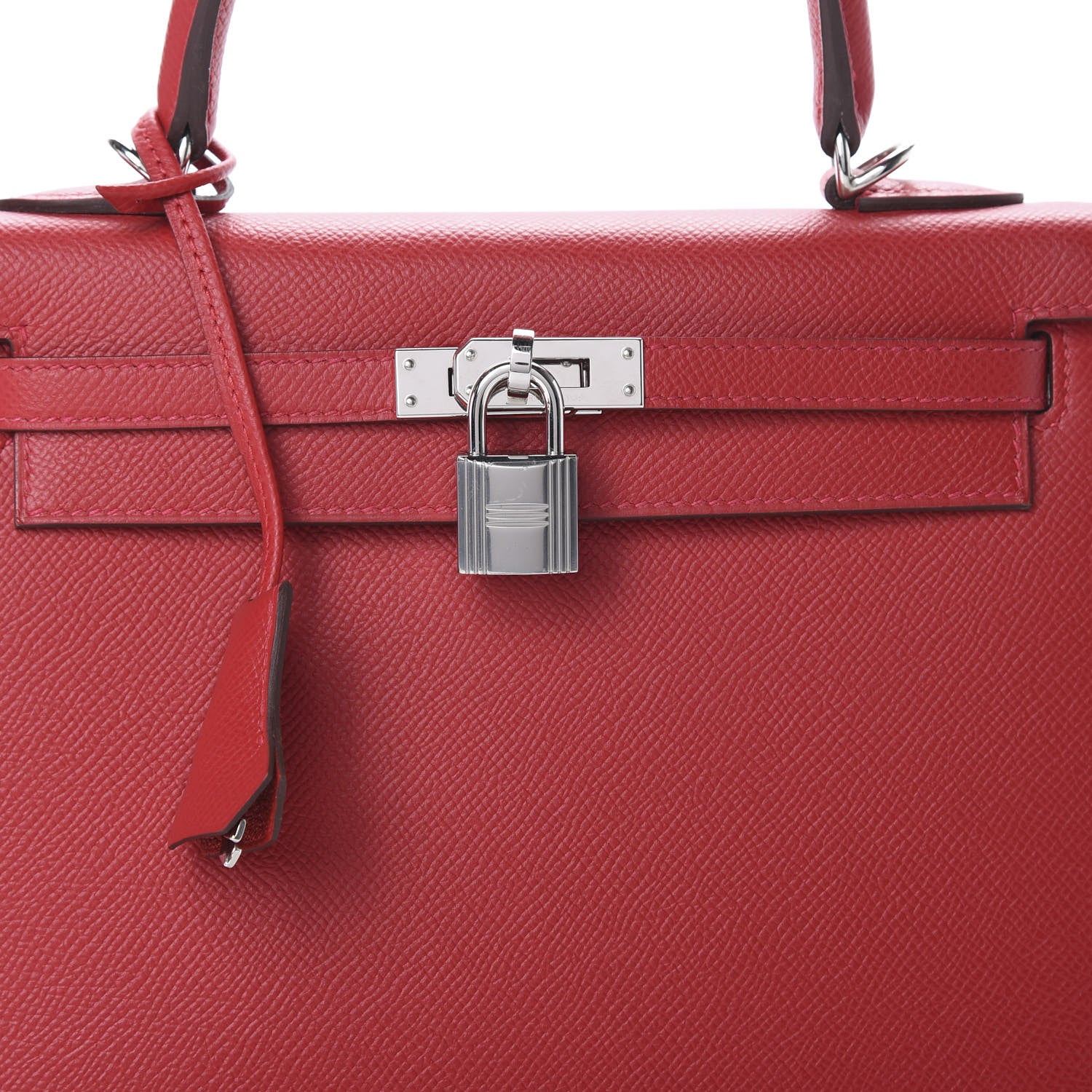 Hermes Epsom Kelly Sellier 25 Rouge Casaque 7 of 10