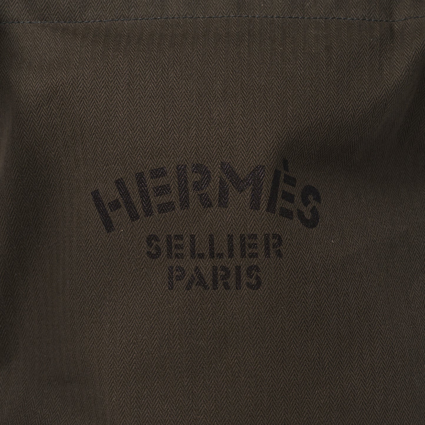Herringbone Canvas Swift Maline Bag Kaki Ebene