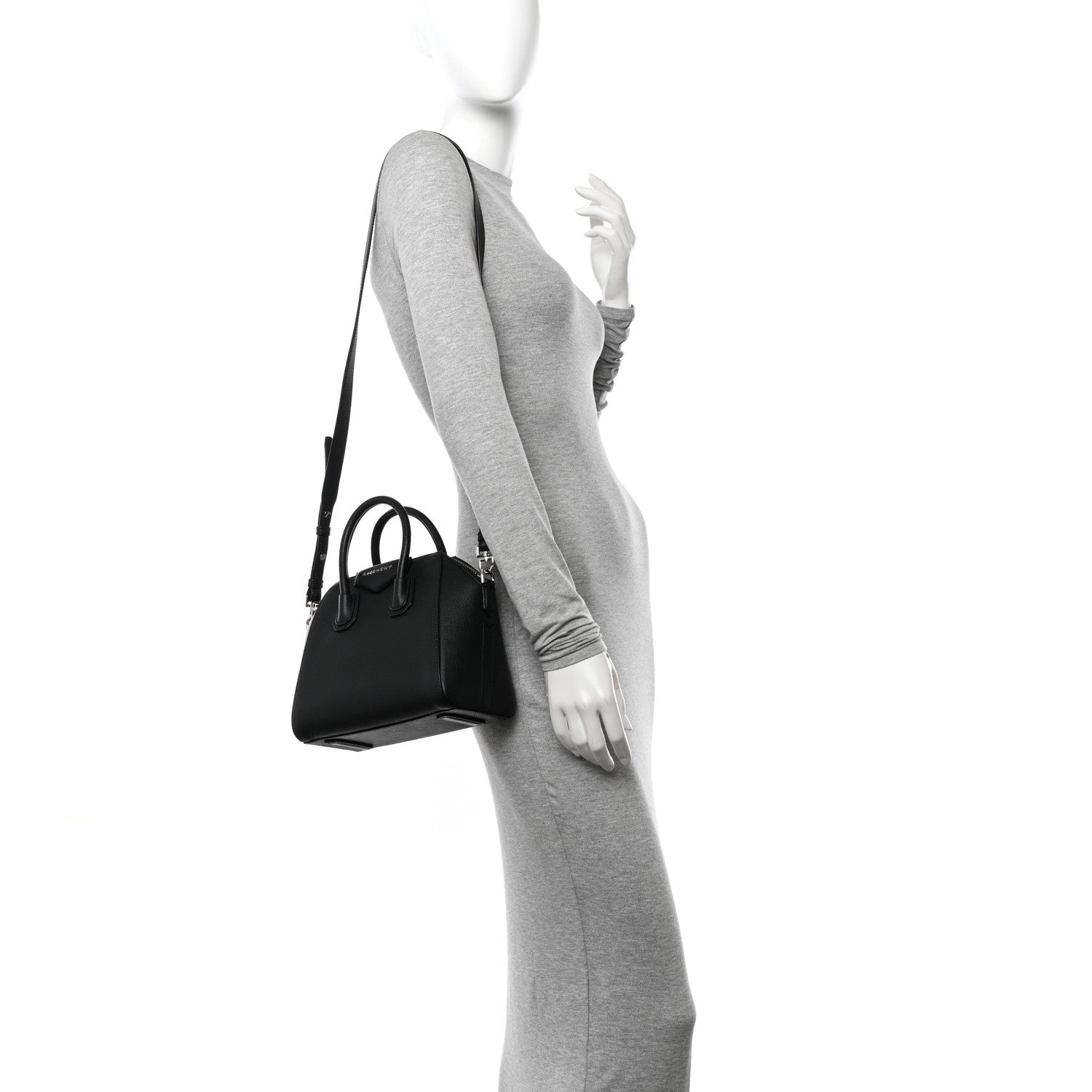 Givenchy Sugar Goatskin Mini Antigona Black 2 of 12