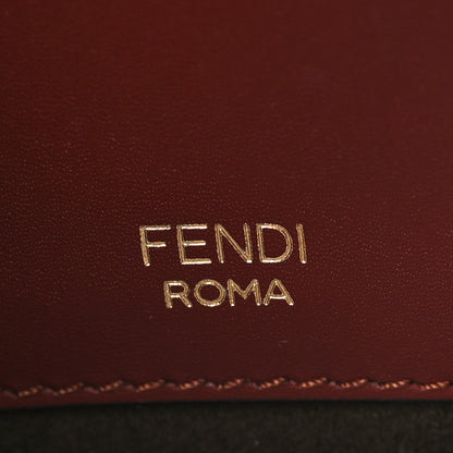 Fendi Vitello King Mini Flat Baguette Praline 8 of 9