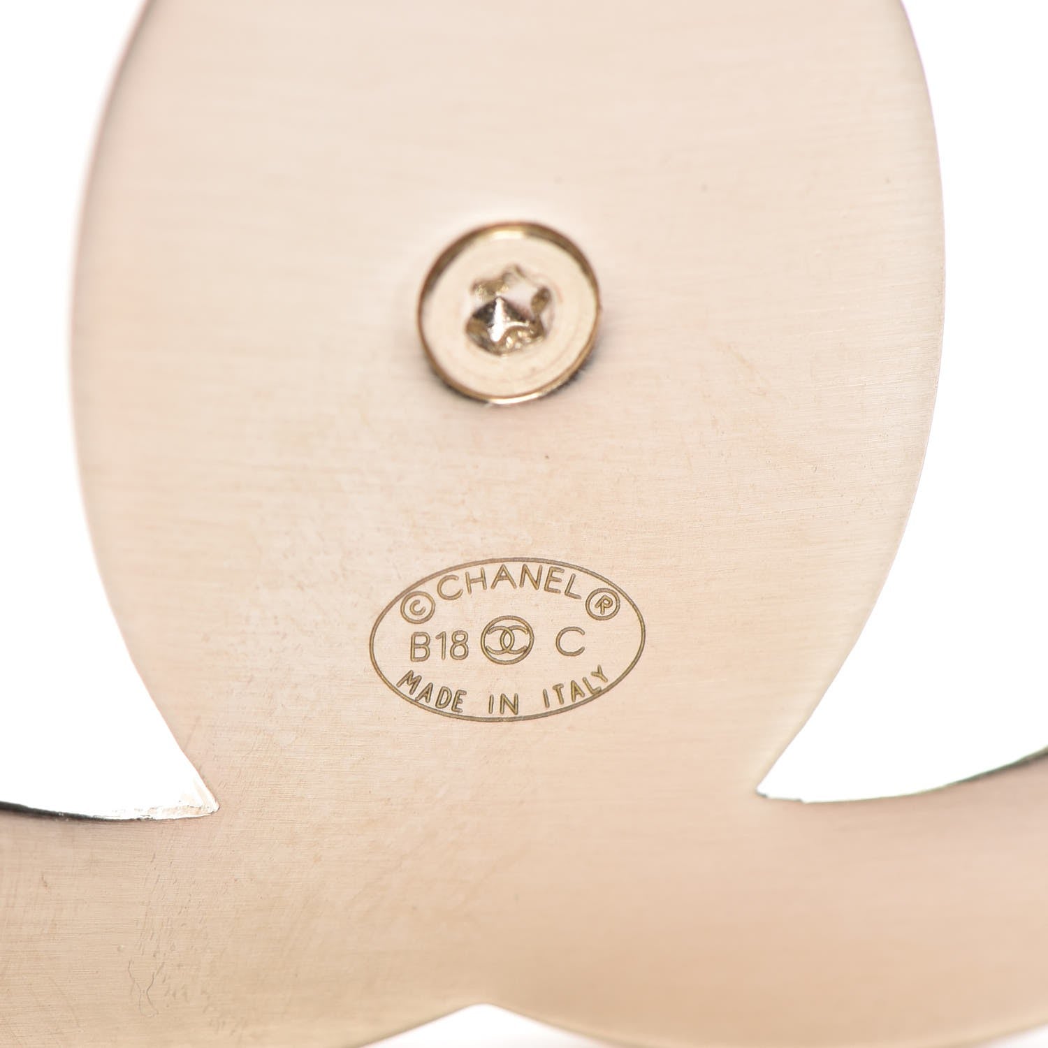 Chanel CC Turnlock Brooch Gold 4 of 4