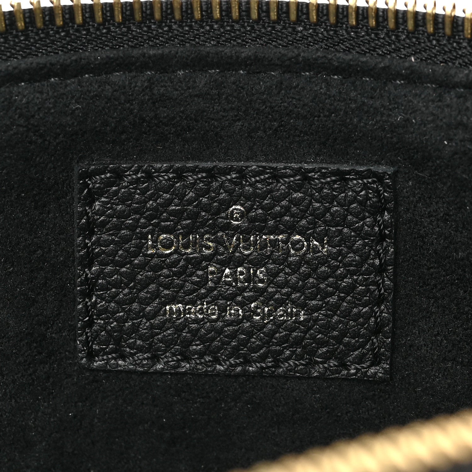 Louis Vuitton Empreinte Monogram Giant Petit Palais Black Beige 6 of 7
