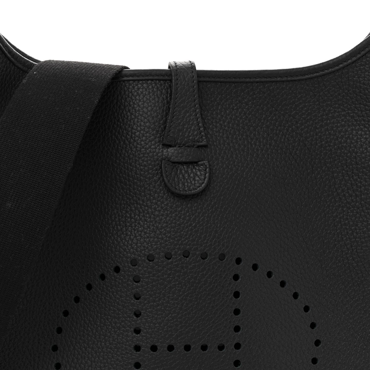 Hermes Taurillon Clemence Evelyne III PM Black 8 of 11