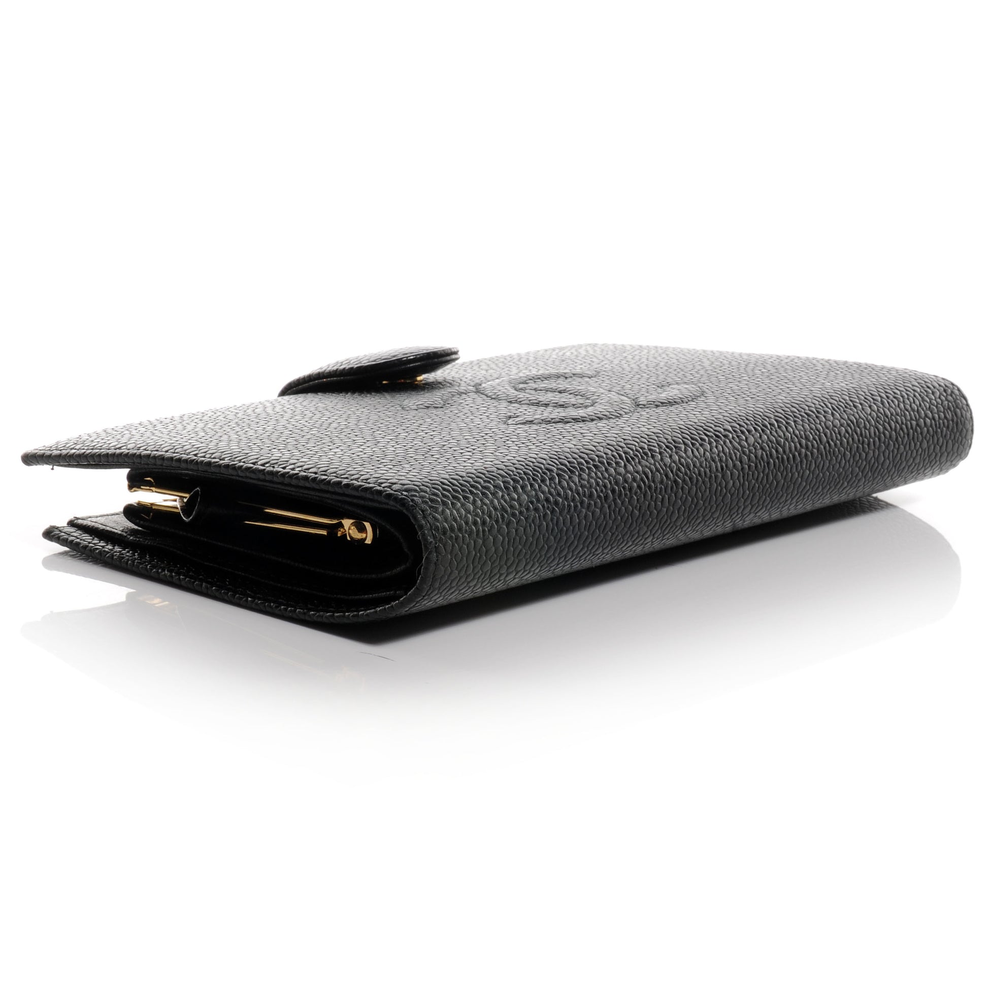 Chanel Caviar CC Wallet Black 4 of 10