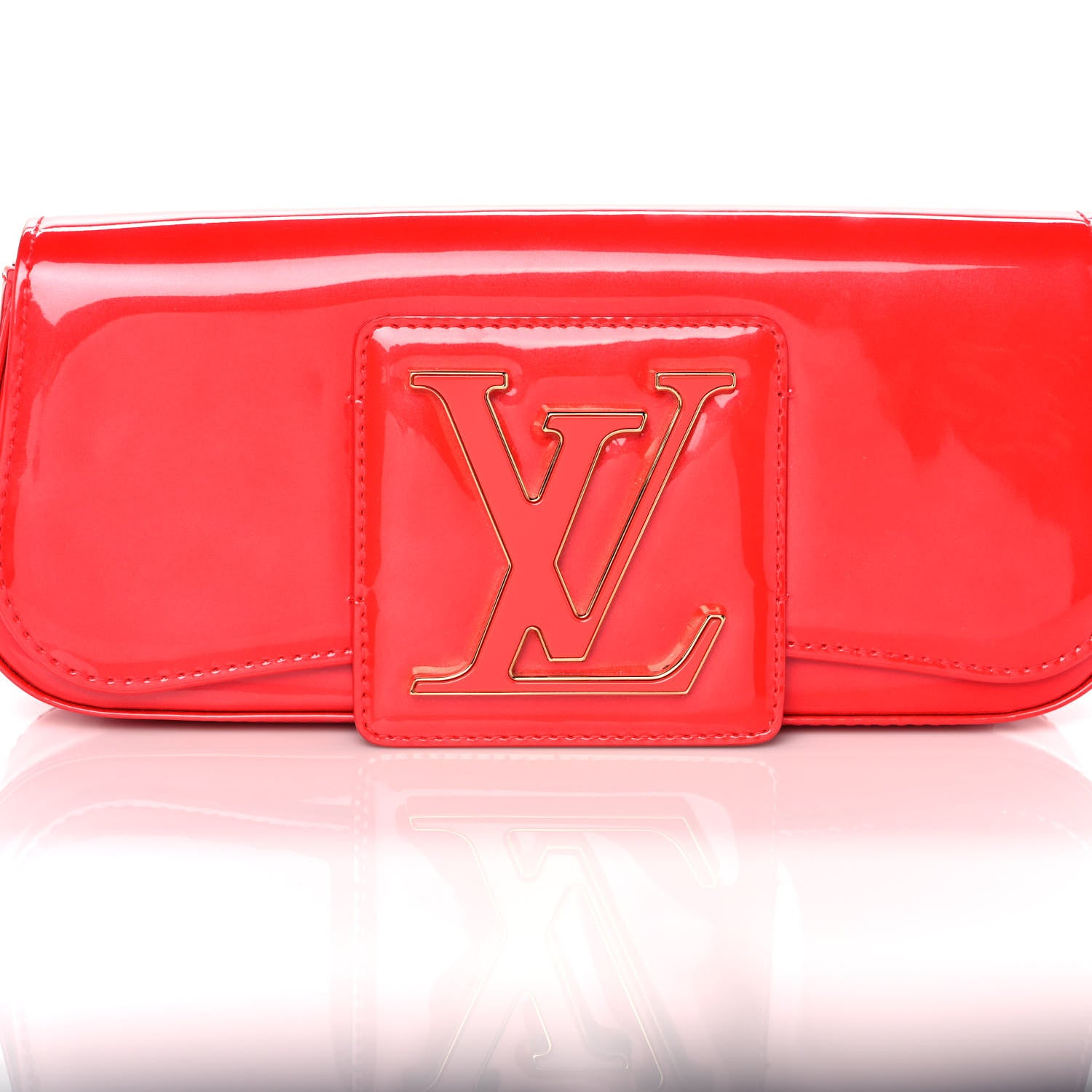 Louis Vuitton Patent Sobe Clutch Grenadine 9 of 9