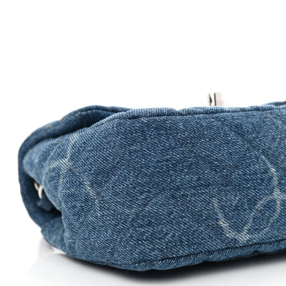 Chanel Denim CC Quilted Mini Square Flap Blue 9 of 11