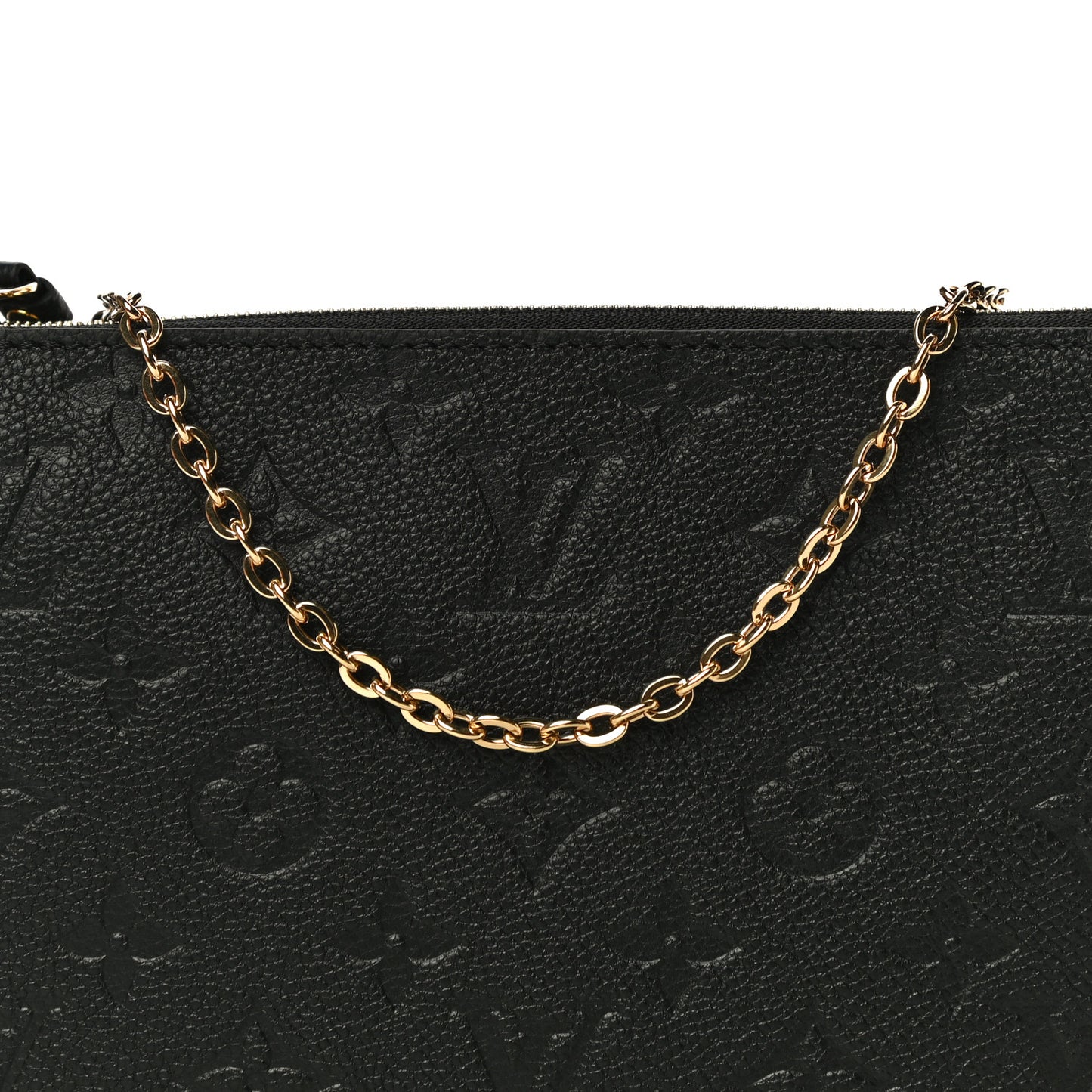 Empreinte Double Zip Pochette Black
