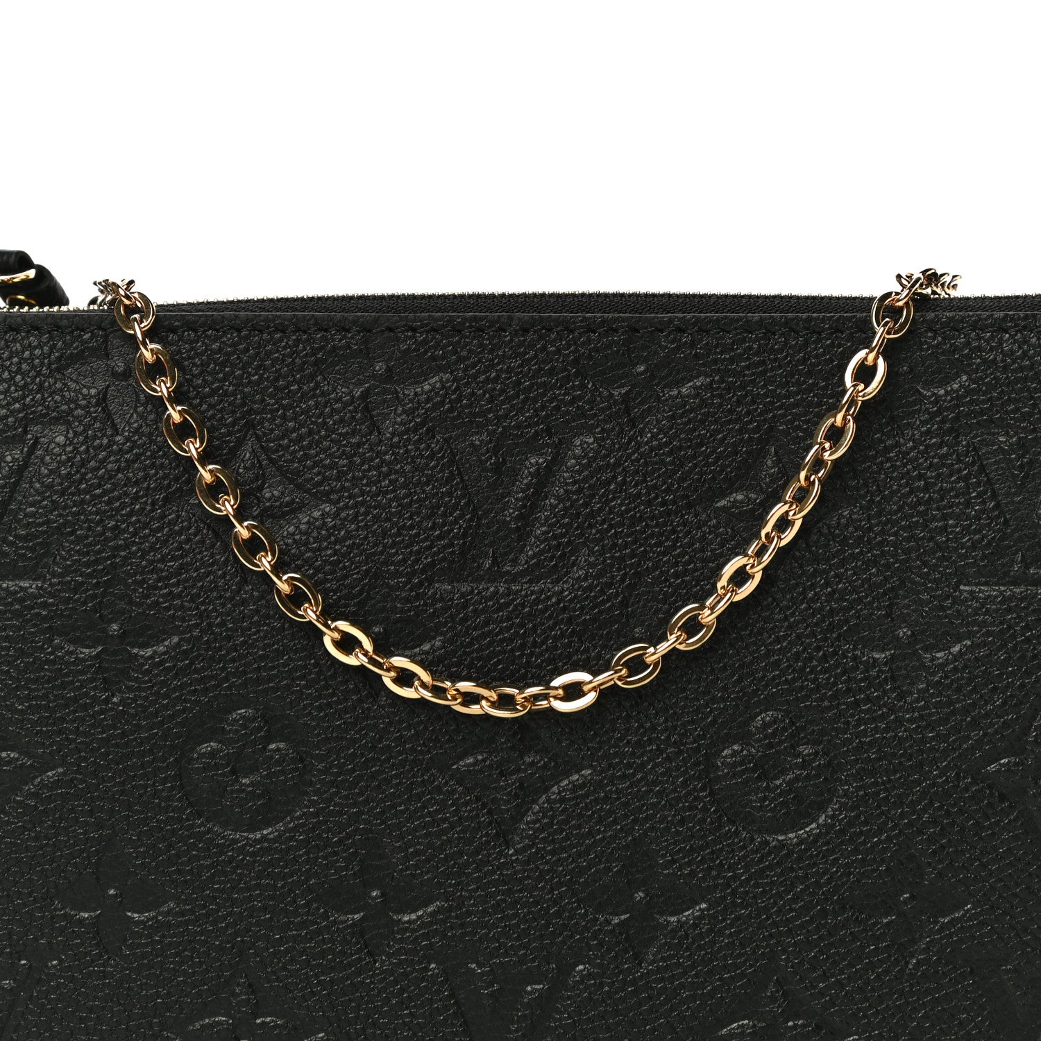 Louis Vuitton Empreinte Double Zip Pochette Black 8 of 11
