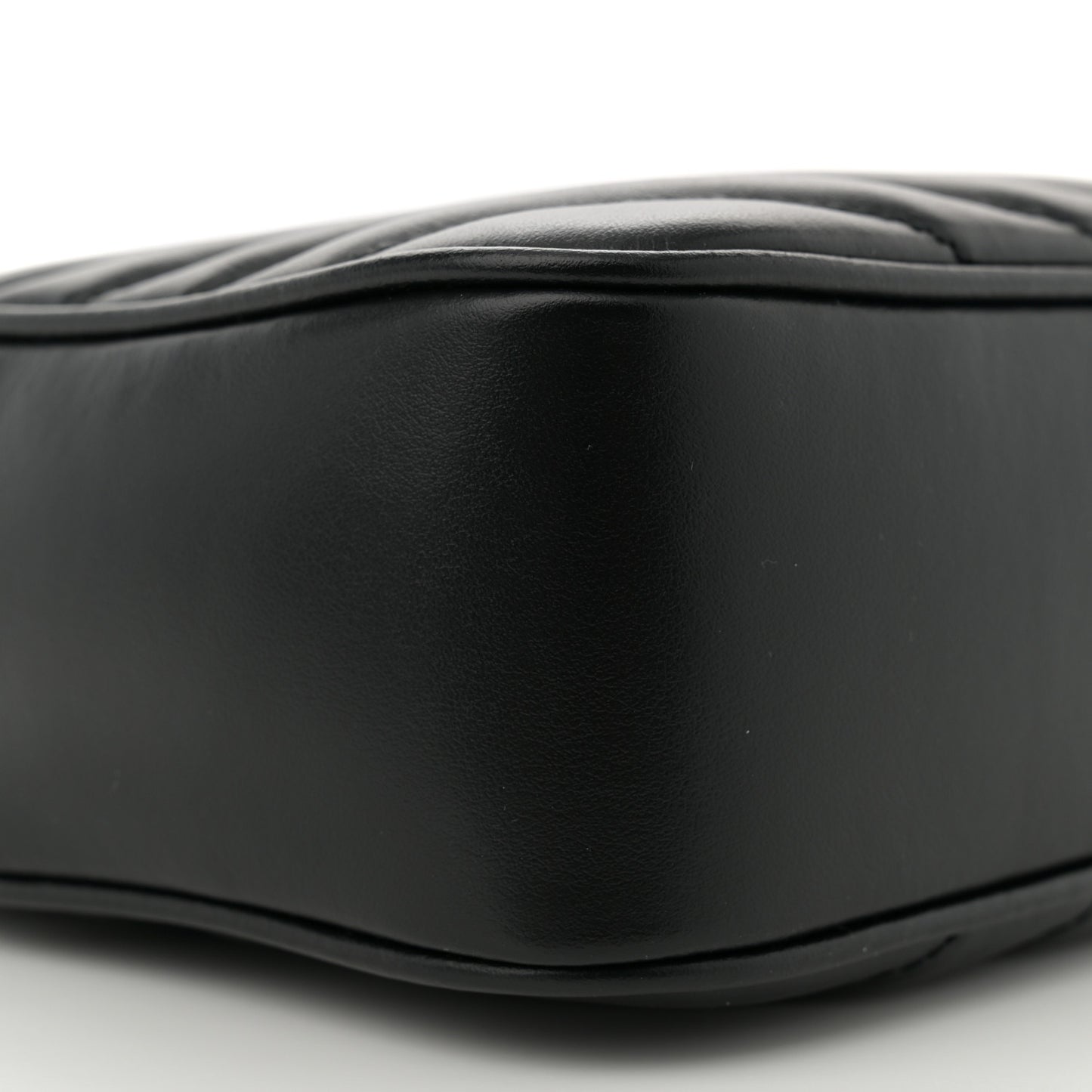Calfskin Matelasse Monogram Lou Camera Bag Black