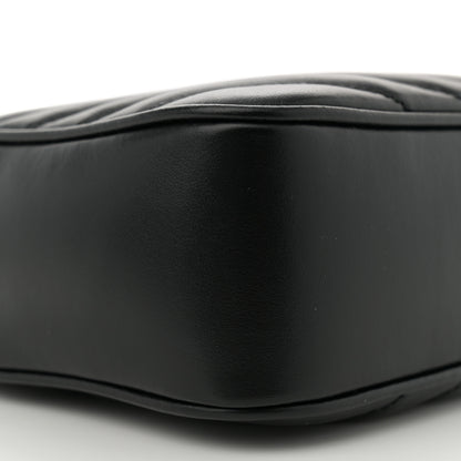 Saint Laurent Calfskin Matelasse Monogram Lou Camera Bag Black 9 of 10