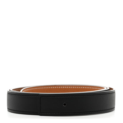 Hermes Swift Epsom 24mm Belt Strap 95 38 Black Gold 1 of 7