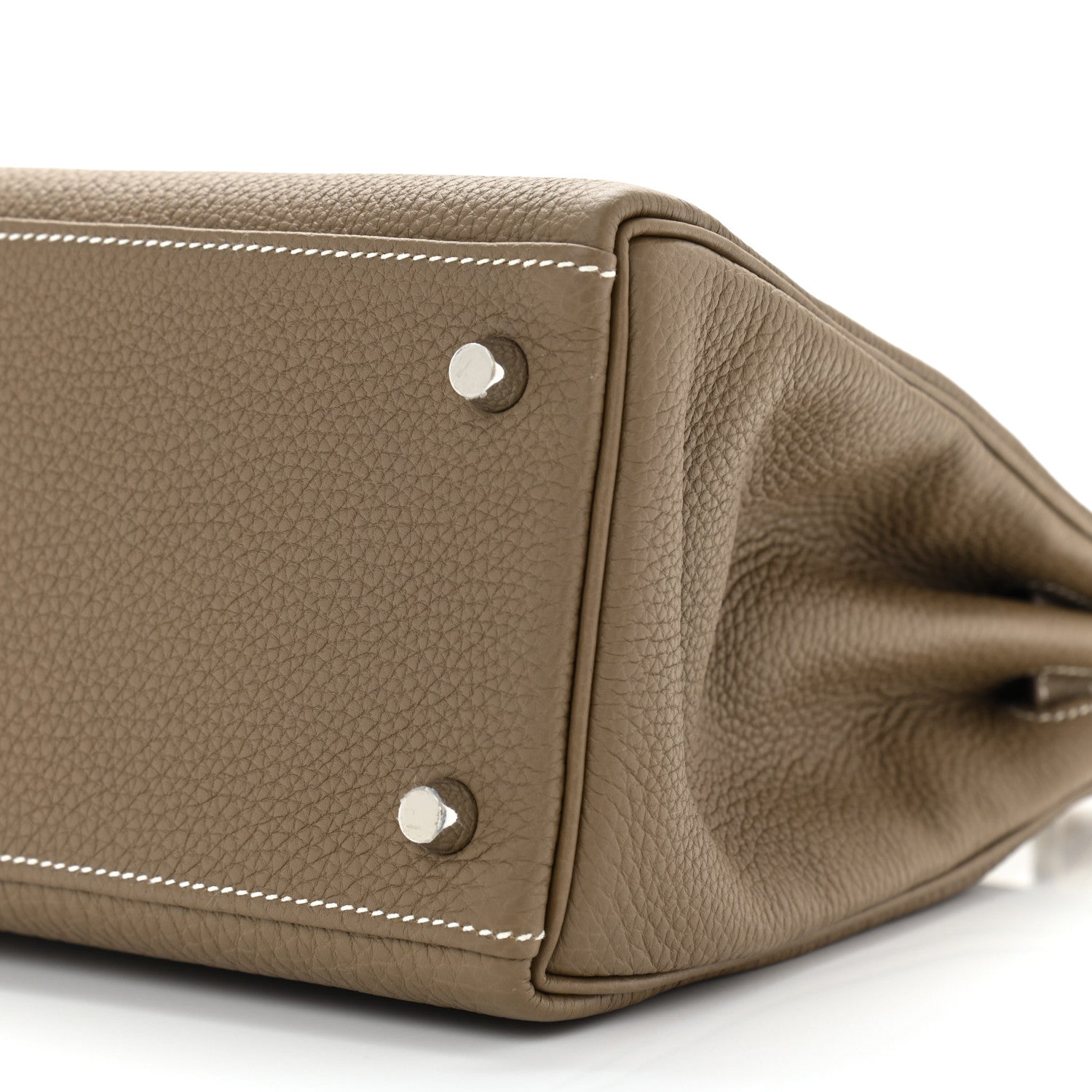 Hermes Togo Kelly Retourne 28 Etoupe 11 of 13